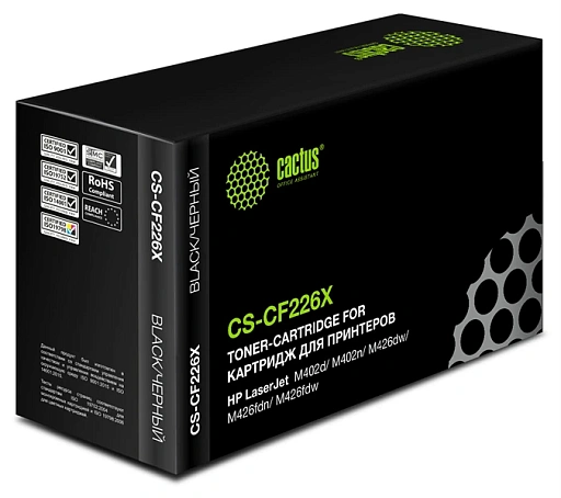 лазерный Cactus 226X черный (9000 стр.) для HP LJ M402d/M402n/M426dw/M426fdn/M426fdw