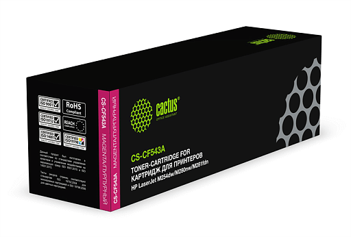 лазерный Cactus 543A пурпурный (1400стр.) для HP LJ M254dw/M280nw/M281fdn