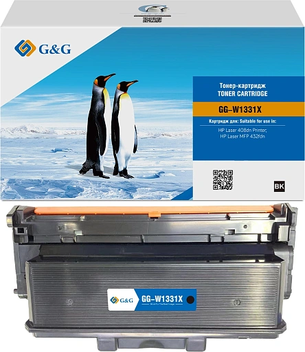 G&G GG-W1331X W1331X черный (15000стр.) для HP Laser 408dn/MFP 432fdn
