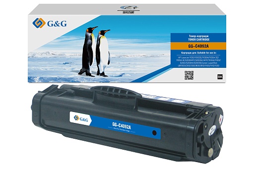лазерный G&G C4092A черный (2500стр.) для HP LJ 1100/3200/3220