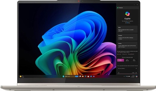 Ноутбук Lenovo Yoga 7 14AKP10 Ryzen AI 5 340 24Gb SSD1Tb AMD Radeon 840M 14" OLED Touch WUXGA (1920x1200) Windows 11 Home beige WiFi BT Cam (83JR005YRK)