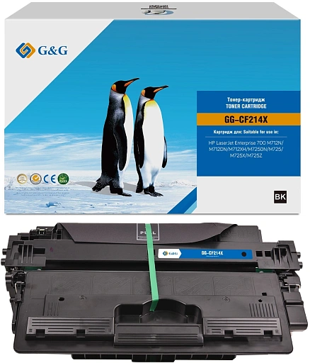 лазерный G&G 214X черный (17500стр.) для HP LJ Ent 700 M712N/M712DN/M712XH/M725DN/M725/M725X/M725Z