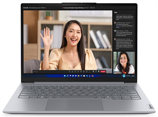 Ноутбук Lenovo ThinkBook 14 G8 IAL 14" WUXGA (1920x1200)IPS 300N, Ultra 5 225U, 1x16GB DDR5-5600, 512GB SSDM.2, Intel Graphics, WiFi6E, BT, KbEng/Ru,FPR, TPM2, FHDCam, 45 (незначительное повреждение коробки)