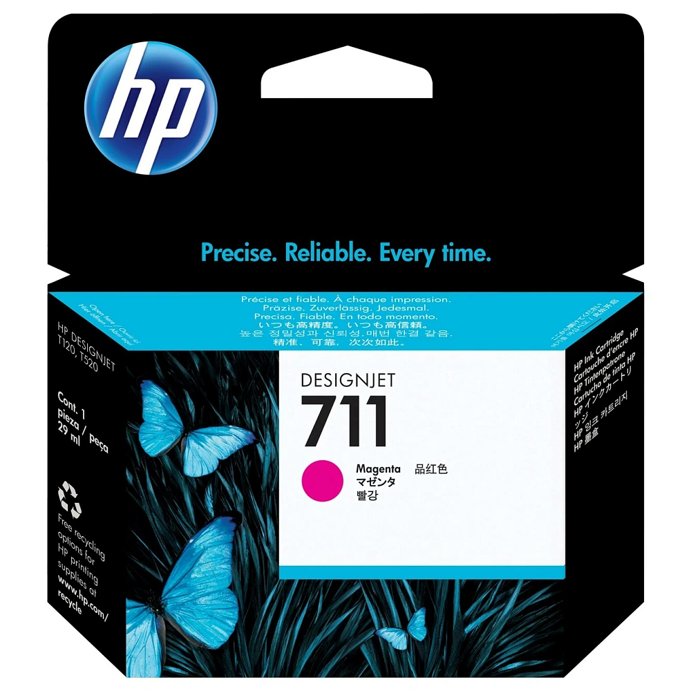HP 711 29-ml Magenta Ink Cartridge HP 711 29-ml Magenta Ink Cartridge
