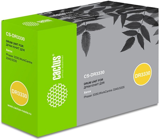 блок фотобарабана Cactus 3330 101R00555 черный (30000стр.) для Ph 3330/WC 3345/3335 Xerox