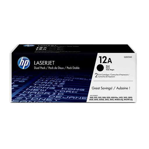 HP 12A Black LaserJet Print Cartridge