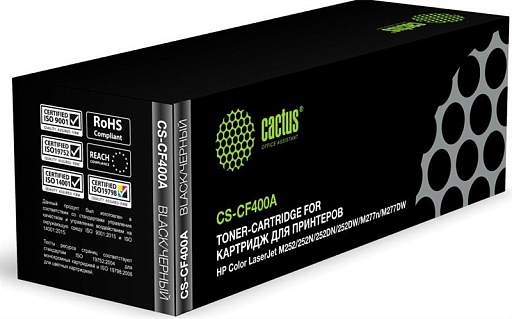лазерный Cactus 400A черный (1500стр.) для HP CLJ M252/252N/252DN/252DW/M277n/M277DW
