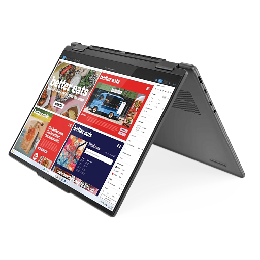 Lenovo Yoga 7 2-in-1 14IML9 14"(1920x1200 OLED)/Touch/Intel Core Ultra 5 125H(1.2Ghz)/16384Mb/512SSDGb/noDVD/Int:Intel Arc graphics/Cam/BT/WiFi/71WHr/war 1y/1.49kg/storm grey/Win11Home + 65W, Pen, RU kbd
