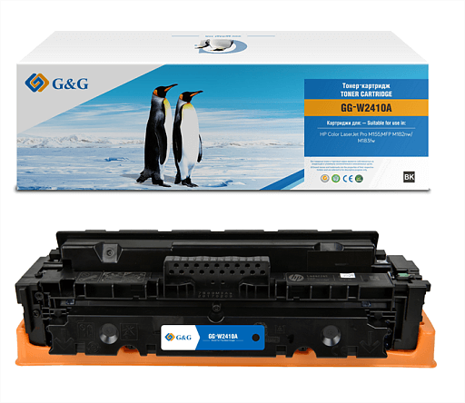 лазерный G&G W2410A черный (1050стр.) для HP Color LaserJet Pro M155;MFP M182nw/M183fw