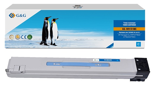 лазерный G&G голубой (28 000 стр.) для HP Managed CLJ E77822,E77825,E77830