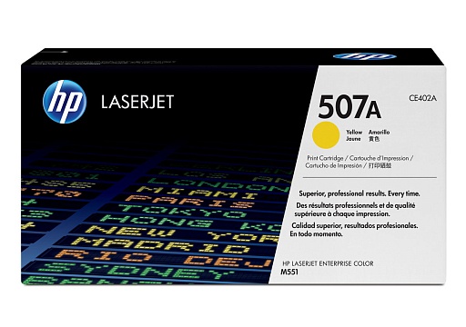 Картридж HP 507A лазерный желтый (6000 стр)