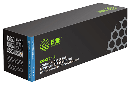 лазерный Cactus 321A голубой (1300стр.) для HP LJ CP1525