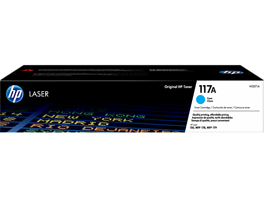 HP 117A голубой (W2071A) 