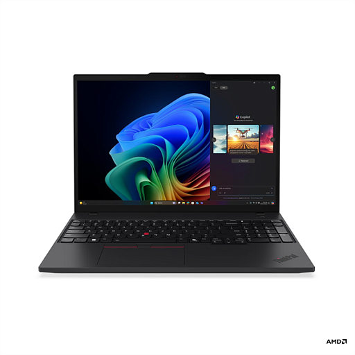 Ноутбук ThinkPad T16 AMD G4 16" WUXGA (1920x1200)IPS 400nits, Ryzen AI 7 PRO 350, 16GB DDR5 -5600, 512GB SSD M2, Radeon 860M, WiFi7,BT, TPM2.0,  86Wh , Win 11 Pro ENG, 1,9 kg, 1y,