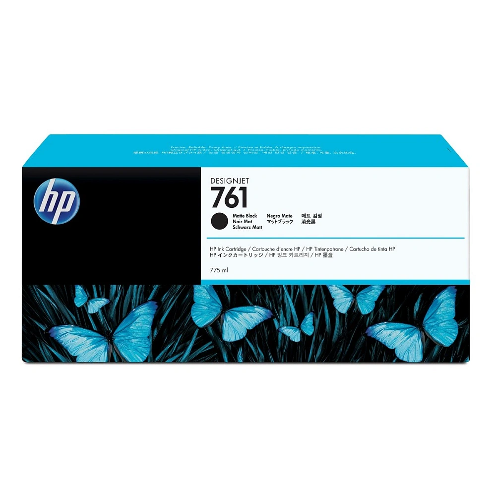 HP 761 775-ml Matte Black Designjet Ink Cartridge HP 761 775-ml Matte Black Designjet Ink Cartridge