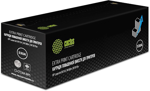 лазерный Cactus 530X черный (3300стр.) для HP CLJ Pro M154a/M154nw/MFP M180n/M180nw/M181fw