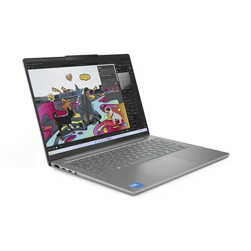 Lenovo IdeaPad Slim 5 14IRH10R 14"(1920x1200 OLED)/Intel Core 5 210H(2.2Ghz)/32768Mb/1024PCISSDGb/noDVD/Int:Intel® Graphics/Cam/BT/WiFi/60WHr/war 1y/1.39kg/luna grey/noOS + 65W, RU kbd