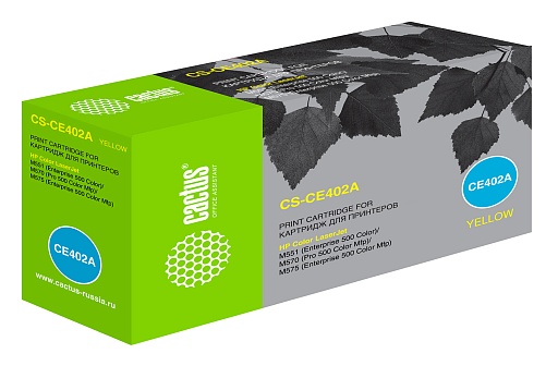 лазерный Cactus 402A желтый (6000стр.) для HP CLJ M551