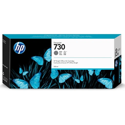 HP 730 300-ml Gray Ink Cartridge