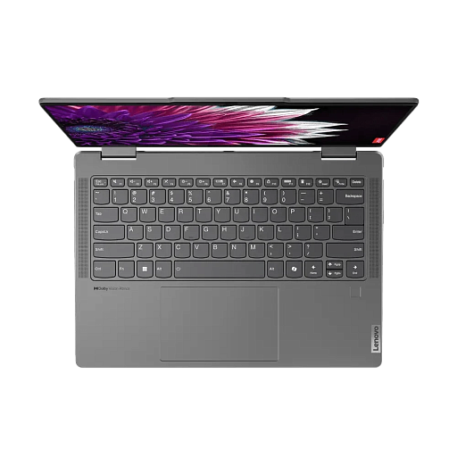 Lenovo Yoga 7 2-in-1 14IML9 14"(1920x1200 OLED)/Touch/Intel Core Ultra 5 125H(1.2Ghz)/16384Mb/512SSDGb/noDVD/Int:Intel Arc graphics/Cam/BT/WiFi/71WHr/war 1y/1.49kg/storm grey/Win11Home + 65W, Pen, RU kbd