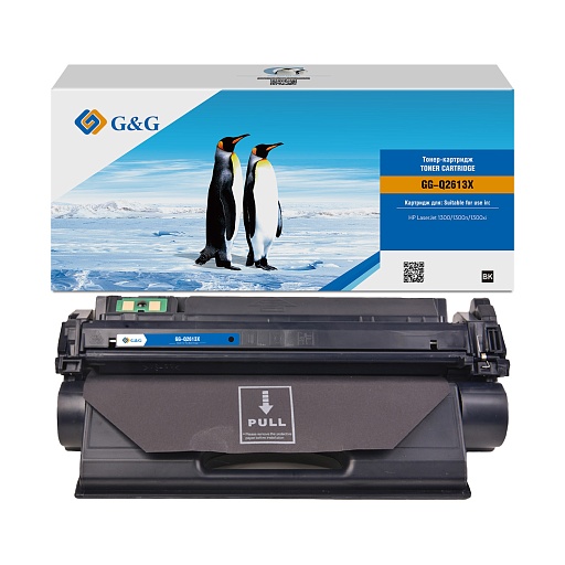 лазерный G&G 613X черный (4000стр.) для HP LJ 1300/1300N/1000/1005/1200