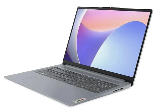 Ноутбук Lenovo IdeaPad Slim 3 16IRU8 Core i7 1355U 16Gb SSD512Gb Intel Iris Xe graphics 16" IPS WUXGA (1920x1200) без ОС grey WiFi BT Cam (82X80005RK)