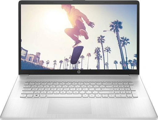 HP 17-cn3032ci Core i7 1355U 16Gb SSD512Gb Intel UHD Graphics 17.3" IPS FHD (1920x1080) FreeDOS silver WiFi BT Cam (9U5X7EA)