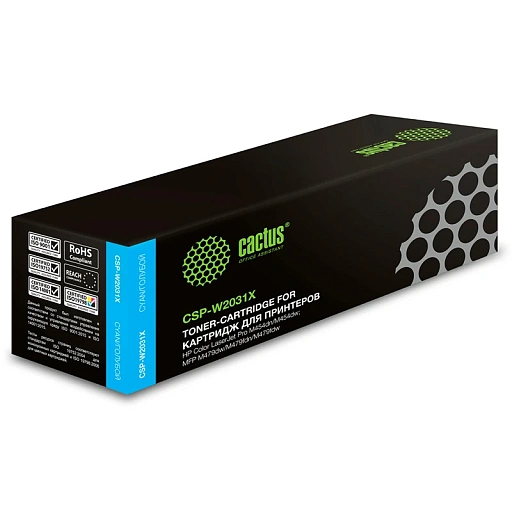 Лазерный Cactus 415X Голубой (6000стр.) для HP LJ M454/MFP M479