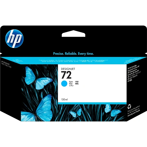 HP 72 для DJ T610/T620/T770/T1100/T1120/ T1200/T2300/T1300/T790, голубой (130мл)