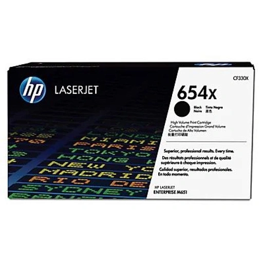 HP 654X Black LaserJet Toner Cartridge