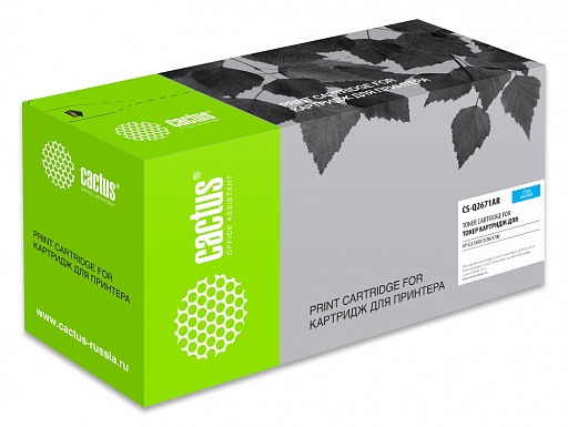 лазерный Cactus 671A голубой (4000стр.) для HP CLJ 3500/3550/3700
