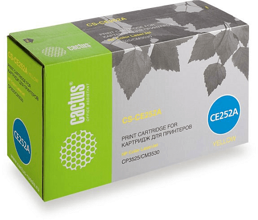 лазерный Cactus CE252A желтый (7000стр.) для HP CLJ CP3525/CM3530