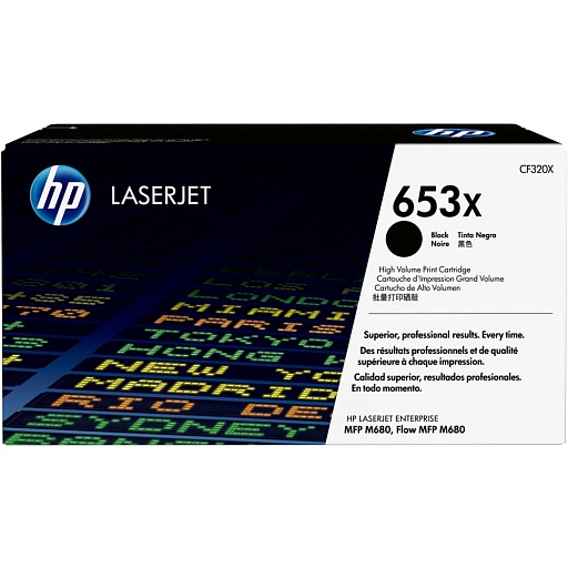 HP 653X лазерный черный увеличенной емкости (21000 стр.) для CLJ MFP M680z/M680f/M680dn
