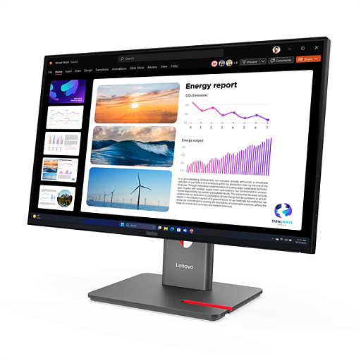 Монитор Lenovo ThinkVision P24Q-40 23.8“ 16:9 QHD (2560x1440) IPS, 120Hz, 300N, 1xHDMI 2.1 TMDS, 1xDP 1.4 (HBR2), 1xDP 1.4 Out, 1xUSB-B (USB 5Gbps), 3xUSB-A (USB 5Gbps), 1xUSB-C (USB 5Gbps, 15W PD), LTPS, 1Y