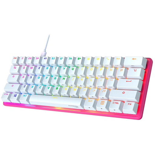 Клавиатура игровая HyperX Alloy 60 pink (RUS)