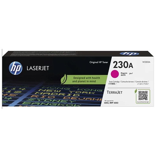 HP 230A для HP Color LaserJet Pro 4203/4303, с чипом (1 800 стр.)