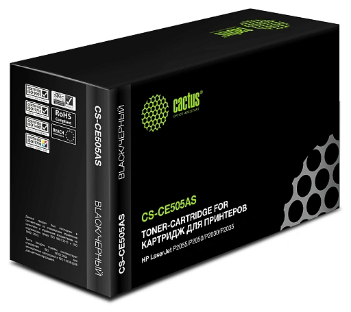 лазерный Cactus 505A черный (2300стр.) для HP LJ P2055/P2035