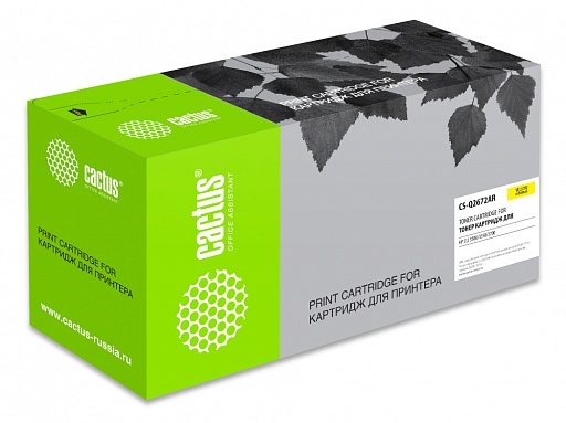 лазерный Cactus 672A желтый (4000стр.) для HP CLJ 3500/3550/3700