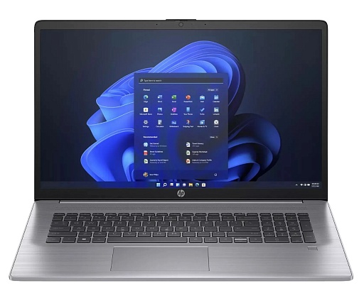 Ноутбук  без сумки HP Probook 470 G10 Core i7-1355U 17.3 FHD (1920x1080) 300nits AG 16Gb DDR4(1x16GB),512GB SSD,FPR,41Wh,Backlit,2.1kg,1y,Asteroid Silver,Dos,KB Eng