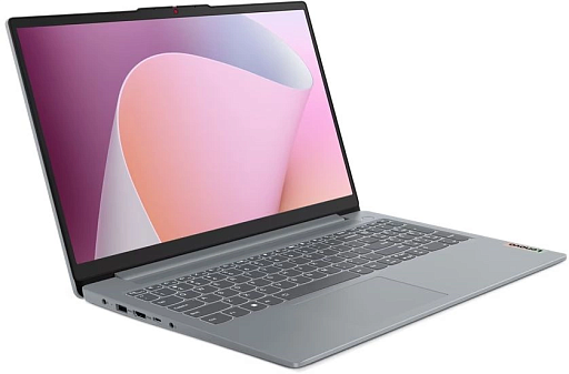 Lenovo IdeaPad Slim 3 15AMN8 Ryzen 5 7520U 8Gb SSD256Gb AMD Radeon 610M 15.6" TN FHD (1920x1080) без ОС grey WiFi BT Cam