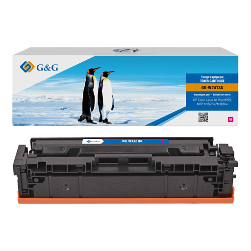 лазерный G&G W2413A пурпурный (850стр.) для HP Color LaserJet Pro M155;MFP M182nw/M183fw