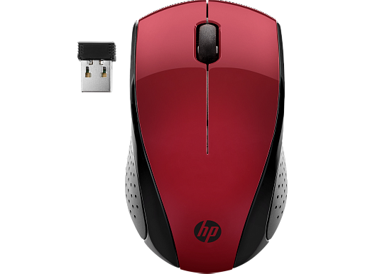 Беспроводная мышь HP 220 (красная)
