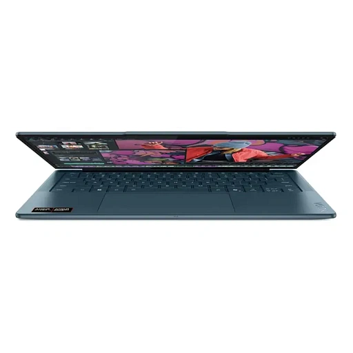 Lenovo Yoga Slim 7 14AKP10 14"(2880x1800 OLED)/AMD Ryzen AI 7 350(2Ghz)/32768Mb/1024PCISSDGb/noDVD/Int:AMD Radeon 860M/Cam/BT/WiFi/70WHr/war 1y/1.19kg/tidal teal/Win11Home + 65W, RU kbd
