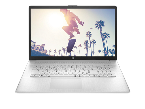 Ноутбук HP 17-cp2465ng Ryzen 5 7520U 16Gb SSD512Gb AMD Radeon Graphics 17.3" IPS FHD (1920x1080) FreeDOS silver WiFi BT Cam (B41LYEA) Ноутбук HP 17-cp2465ng Ryzen 5 7520U 16Gb SSD512Gb AMD Radeon Graphics 17.3" IPS FHD (1920x1080) FreeDOS silver WiFi BT Cam (B41LYEA)