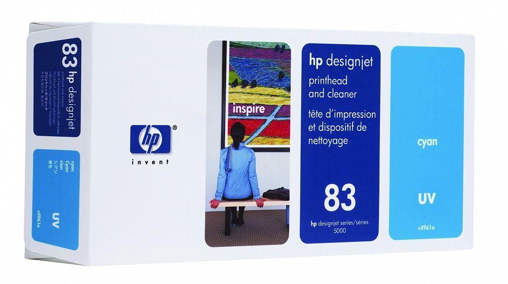 HP 83 Cyan UV Printhead (C4961A) HP 83 Cyan UV Printhead (C4961A)