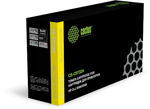 лазерный Cactus 732A желтый (12000стр.) для HP CLJ 5500/5550