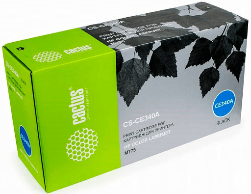 лазерный Cactus CS-CE340A CE340A черный (13500 стр.) для HP CLJ M775