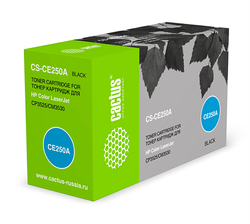 лазерный Cactus CS-CE250A CE250A черный (5000стр.) для HP CLJ CP3525/CM3530