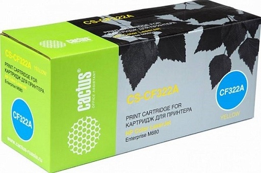 лазерный Cactus 322AV желтый (16500стр.) для HP CLJ Ent M680