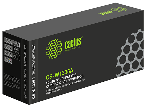 лазерный Cactus 335A черный (7400стр.) для HP LJ MFP M438n/M438dn/M438nda/M442dn/M443nda